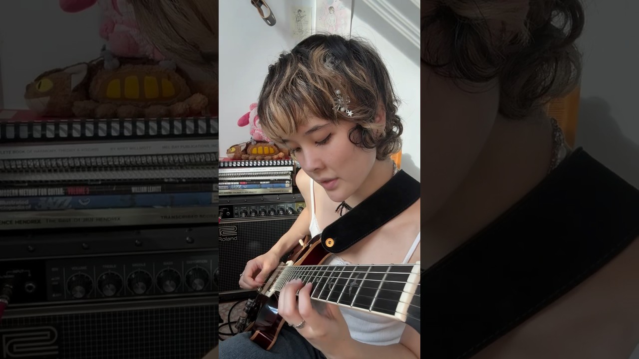 some fav guitar parts from each track of my debut album ‘Animaru’ ~☆🐁🎸