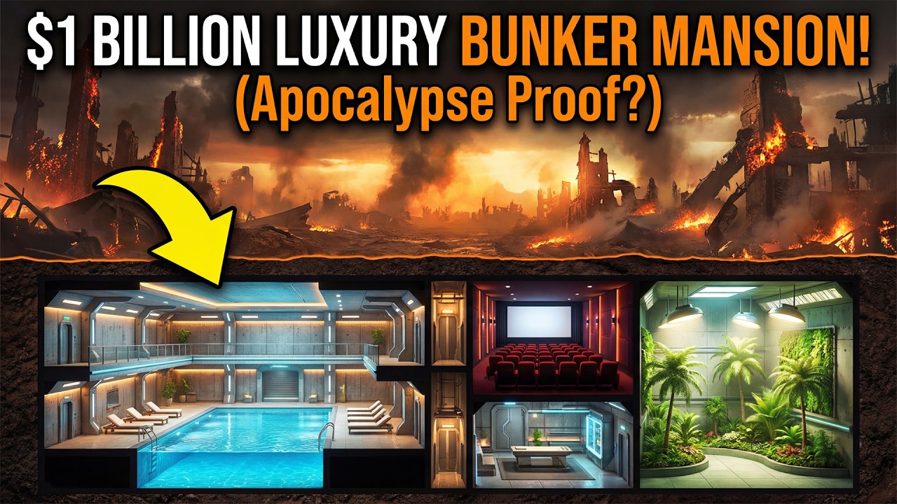 Billionaires' $100 Million Doomsday Bunkers vs. Regular Folks' Survival Plans