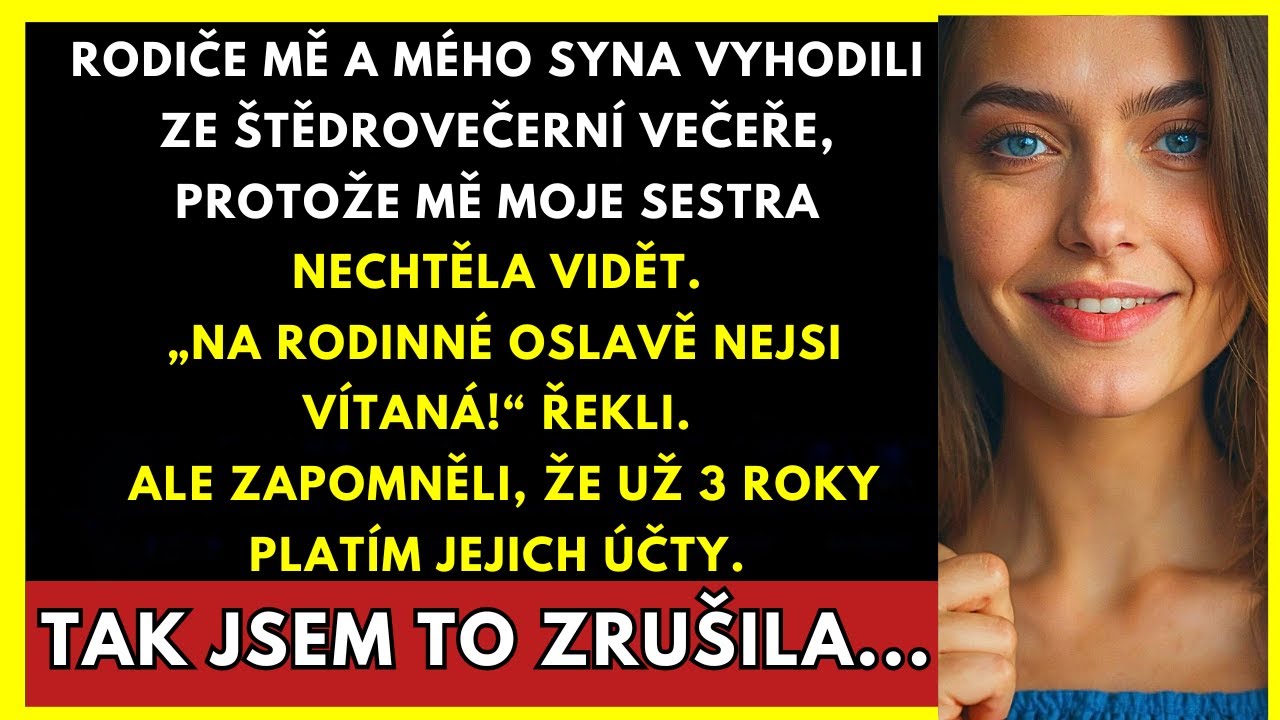 Rodiče Mě A Syna Vyhodili Ze Štědrovečerní Večeře, Protože Mě Sestra Nechtěla Vidět