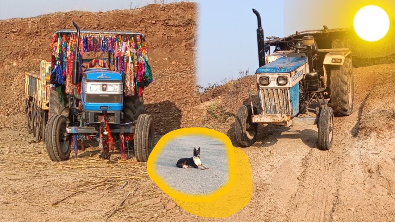 स्वराज ट्रैक्टर के पहिए का बोल्ट ढीला हो गया 🥺 सोनालिका 👑 को कहां खड़ा कर रखा 💔 चिंटू डॉग 🐕