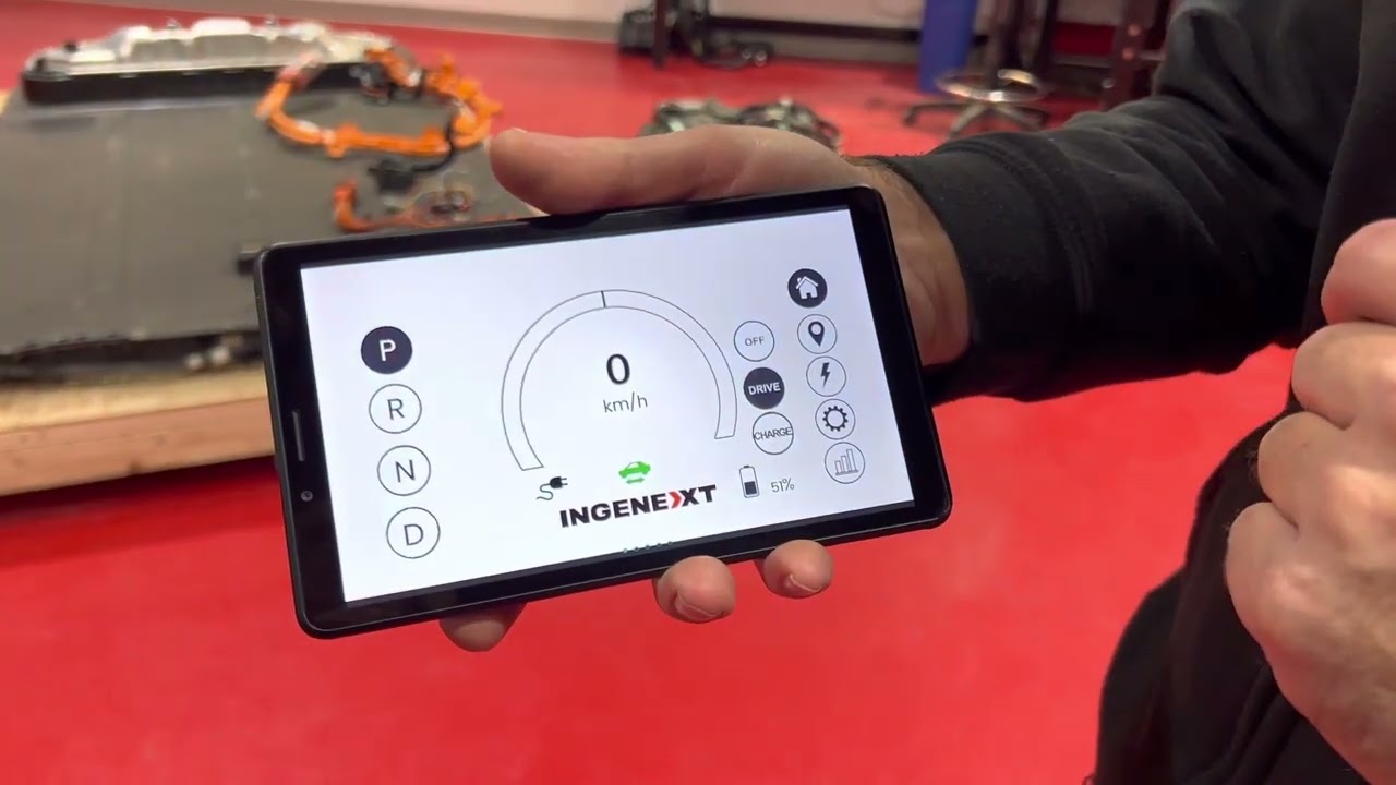 New application for the Ingenext tesla motor and battery controller!