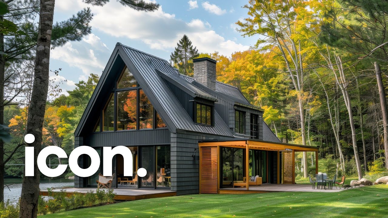 Heritage Architecture: A Minimalist Cabin with Modern kitchen, Office, and Perfect Outdoor Lounge
