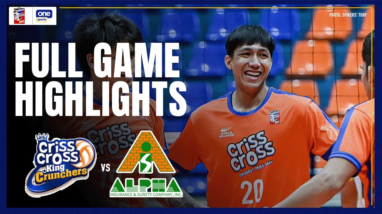 CRISS CROSS vs. ALPHA | FULL GAME HIGHLIGHTS | 2026 SPIKERS&rsquo; TURF OPEN CONFERENCE | MAR. 11, 2026
