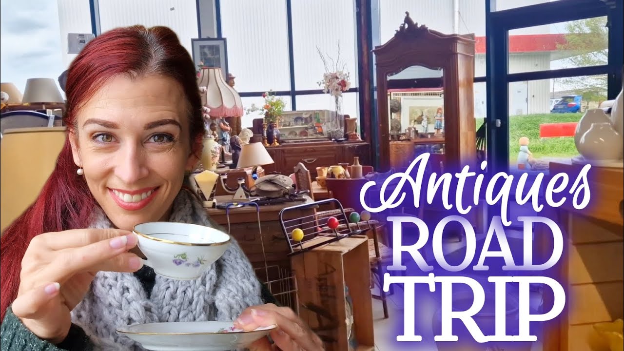 Antique Shopping ROAD TRIP through France