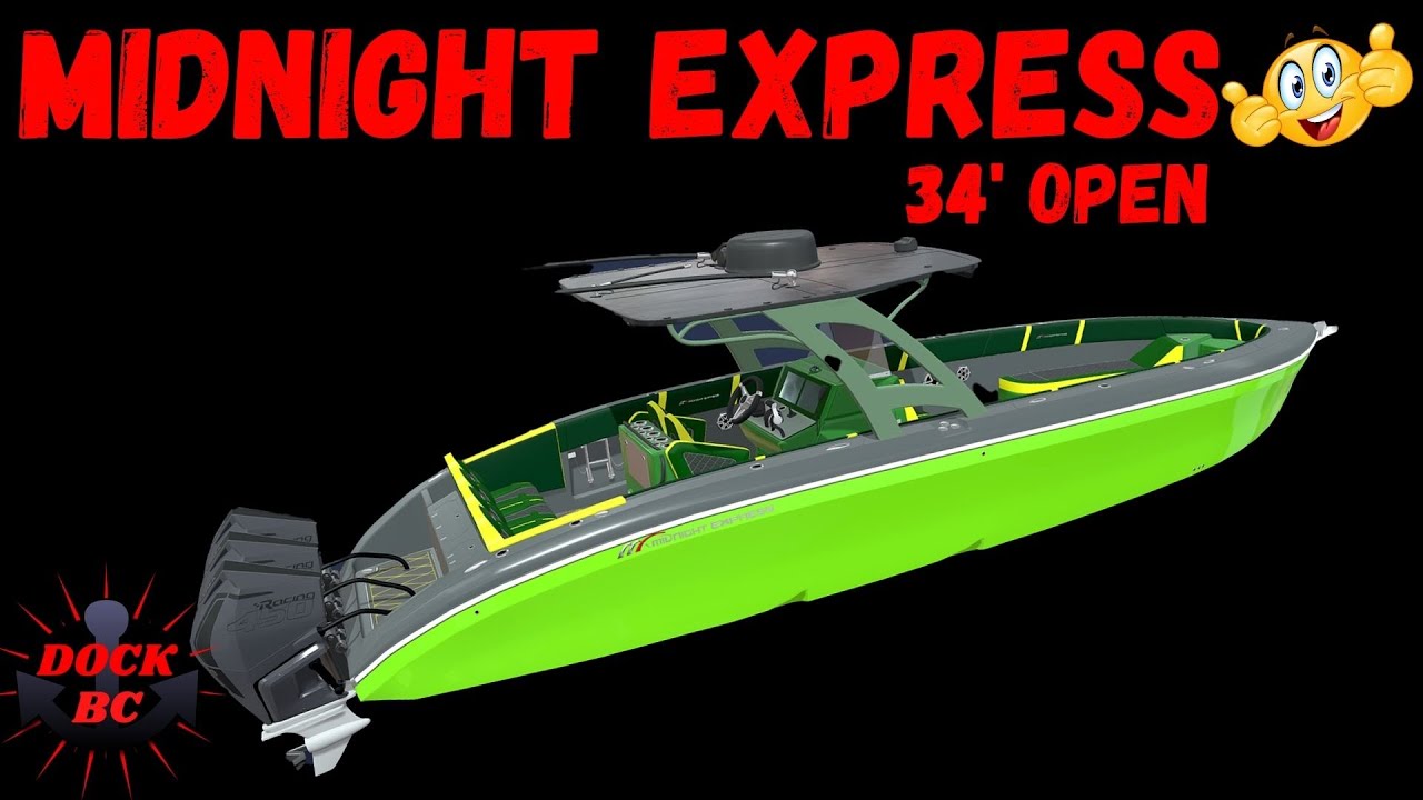 Open 34 / Midnight Express / Dock BC