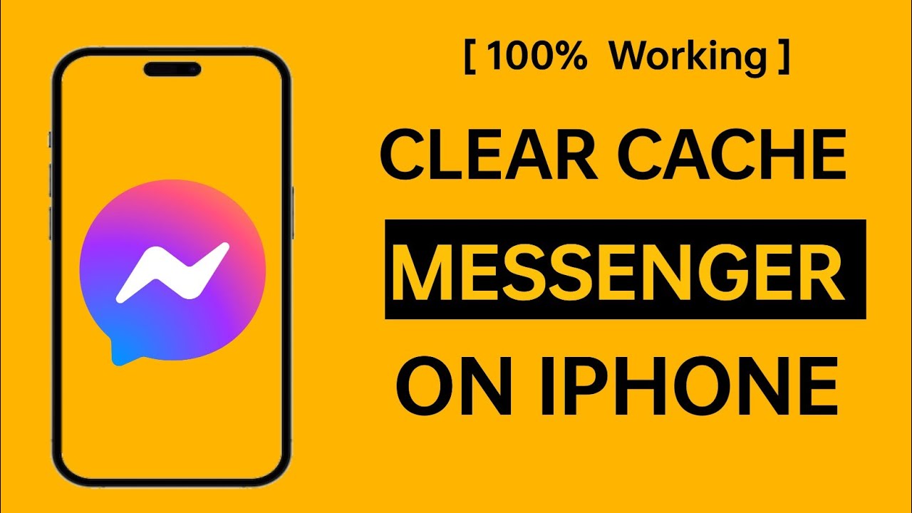how To Clear cache Facebook Messenger on iPhone | iPhone Facebook Cache Cleanup