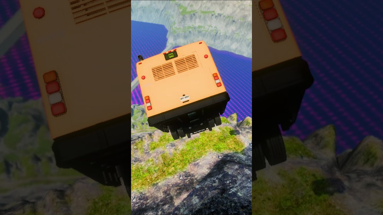 Cars vs Giant Lava Pit - BeamNG.drive #beamng #shorts #beamngdrive #automobile #usa #viral #brasil