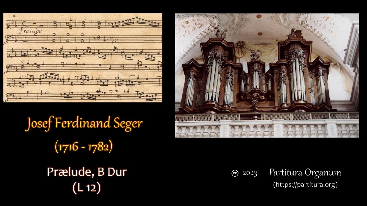 Josef Ferdinand Norbert Seger, Prælude, B Dur (L 12)