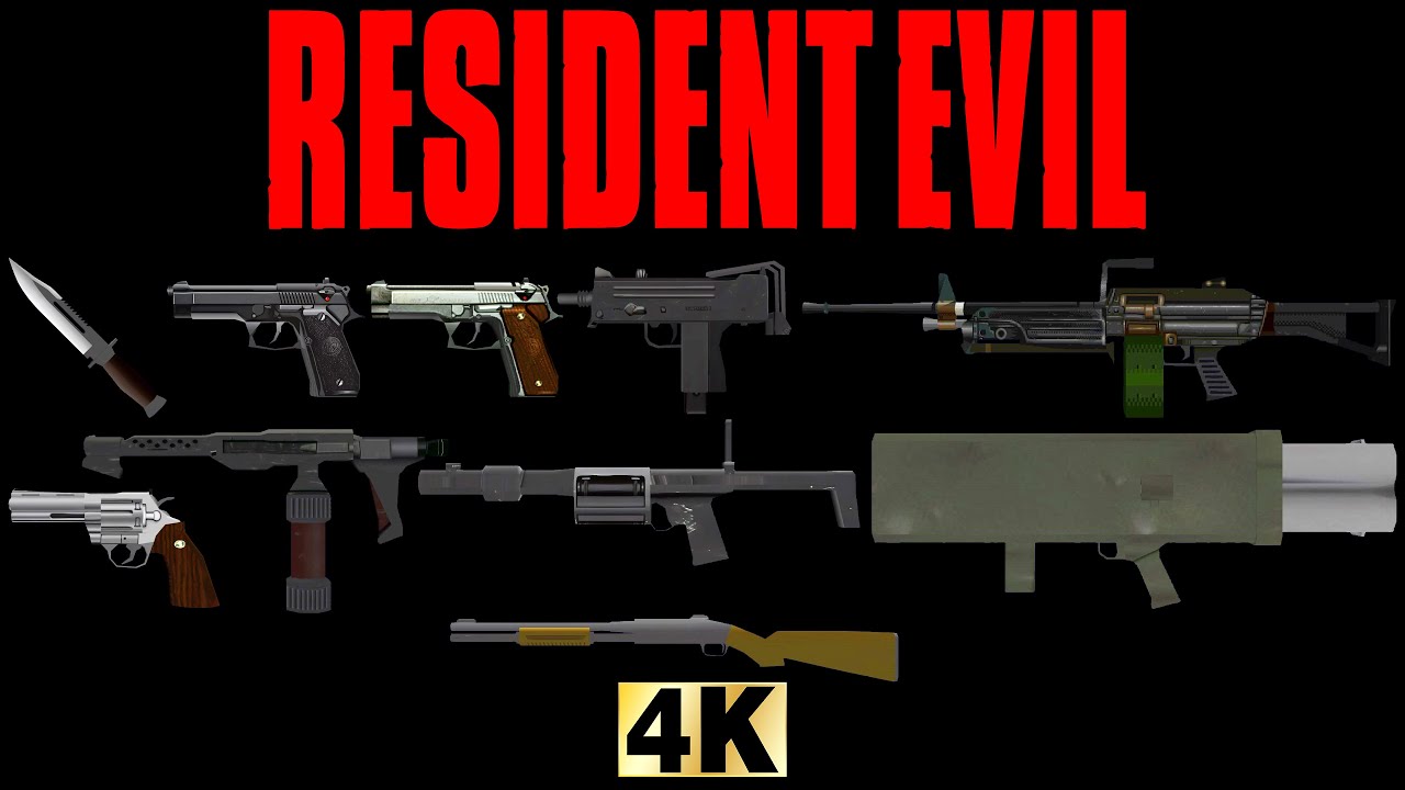 Resident Evil 1 | Ultimate Weapon Showcase (4K)