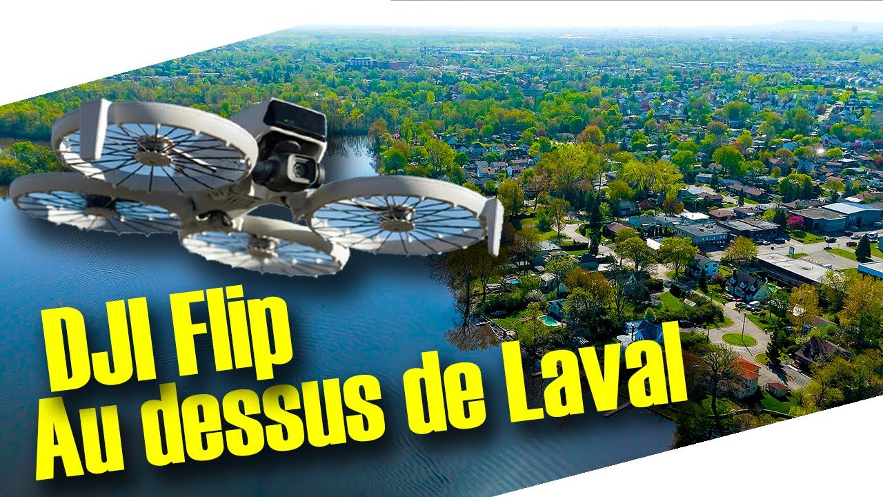 🍁Voler mon Dji Flip au dessus de Laval: ma toute première vidéo aérienne de relaxation 🍁