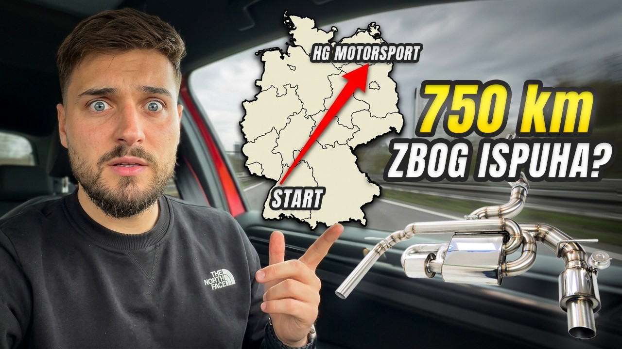 Otišli smo na drugi kraj Njemačke zbog ispuha 😨