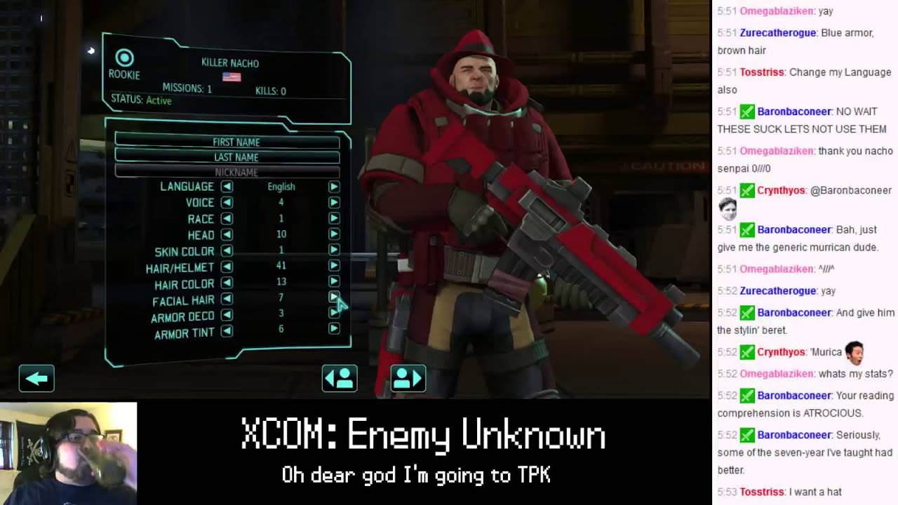 TheKillerNacho Live: XCOM Enemy Within - Part 1