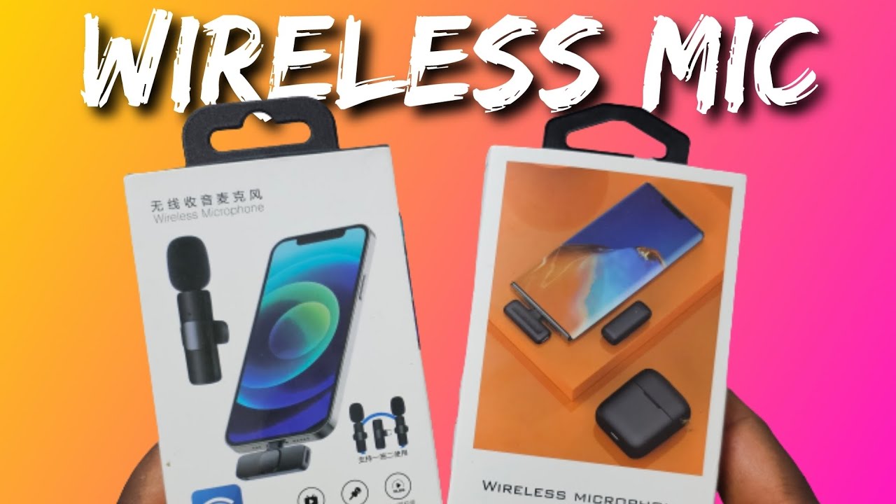 AliExpress Wireless Lavalier Mic Comparison