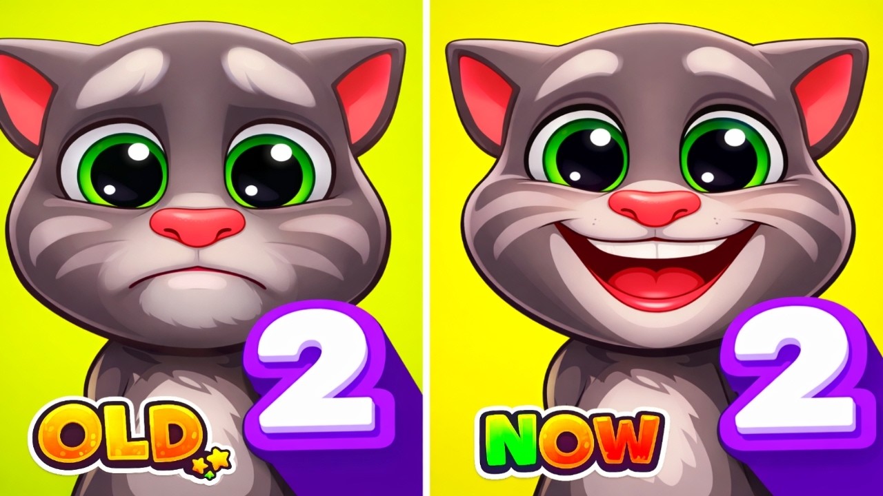 My Talking Tom 2 Old vs My Talking Tom 2 Now 🧀🧀🧀