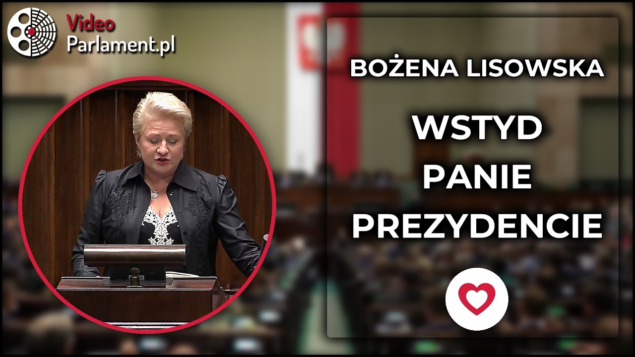 Bożena Lisowska ostro o wecie prezydenta Nawrockiego