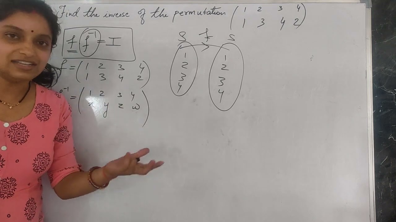 Inverse of a permutation l Identity Permutation l Product of permutation l B.Sc. Mathematics