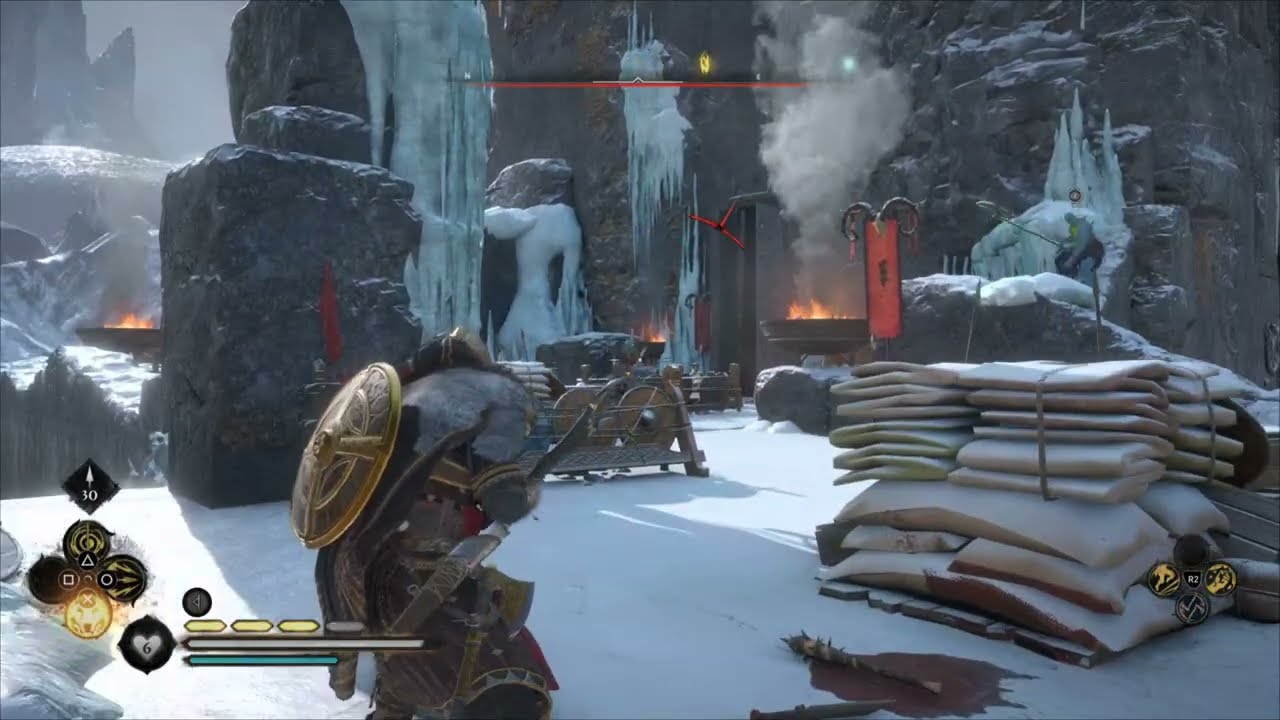 AC Valhalla - All Ymir's Blood Stones around Utgard Keep and Feasting Hall, Jotunheim