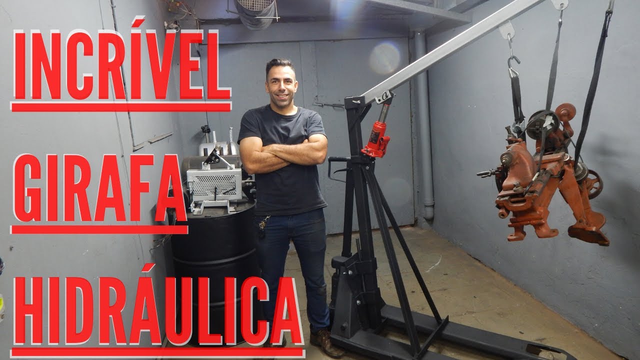 GIRAFA HIDRÁULICA - MAIS UMA PRODUÇÃO DO LOUCO POR FERRAMENTAS!!🤪🛠