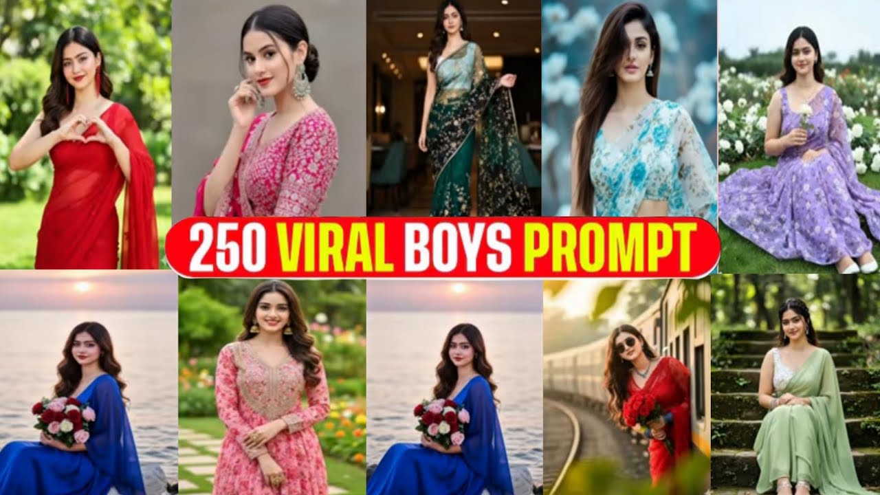 “250 Viral Boys Prompts | Trending AI Photo Prompts for Boys 🔥 Google Gemini prompt 