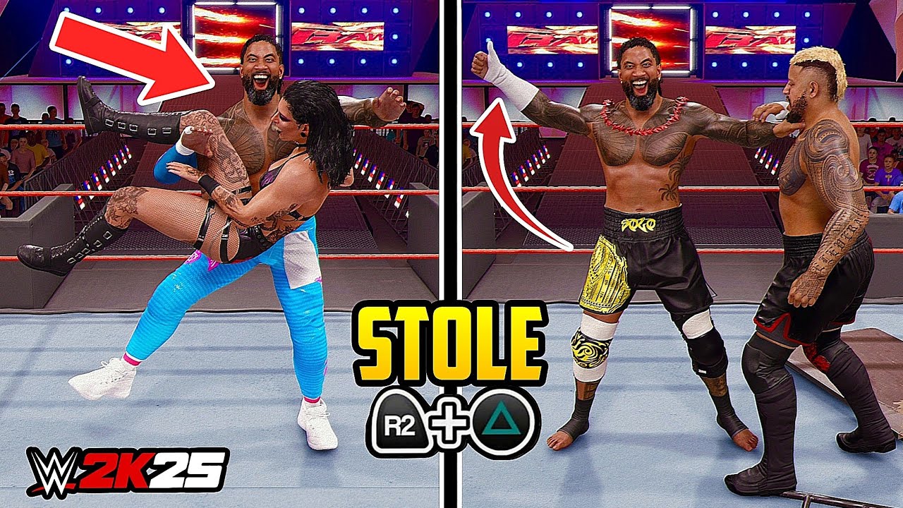 Джей Усо украл 50 финишных приемов в WWE 2K25!!!