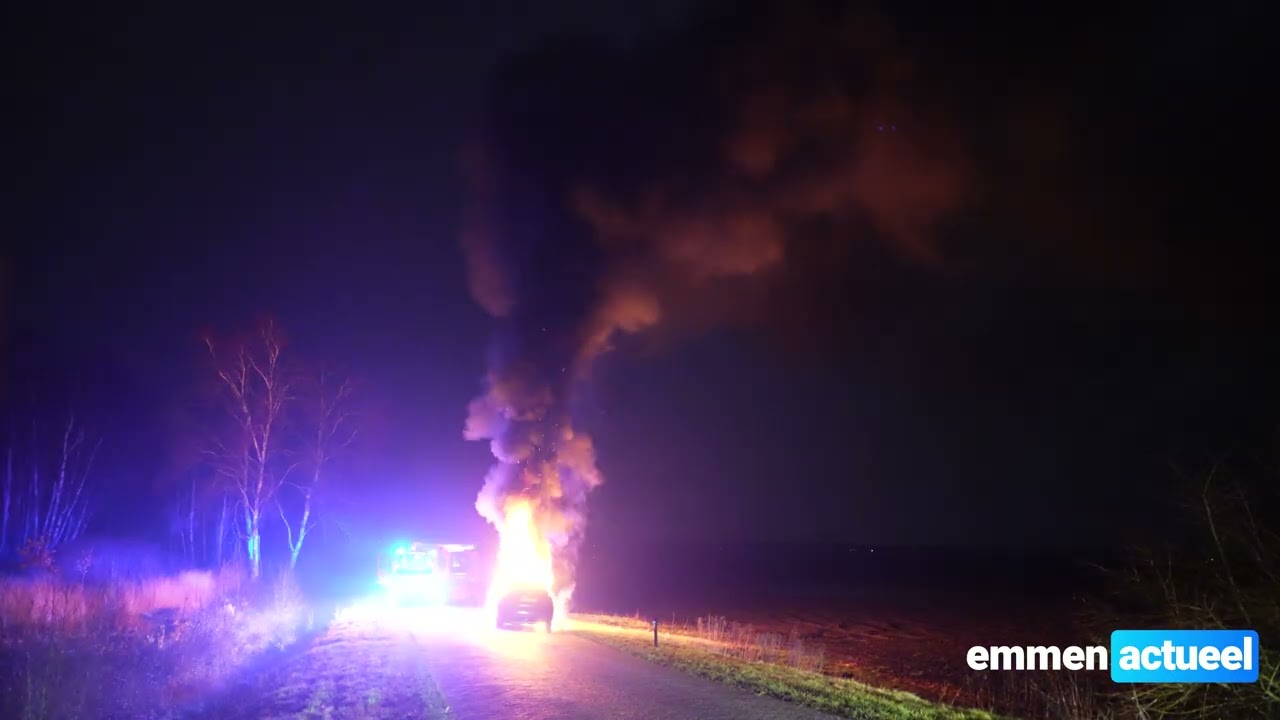 auto brand voledig uit in barger-compascuum | Emmen Actueel