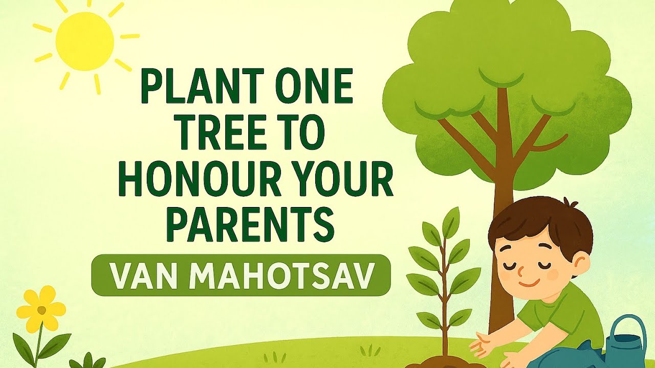 🌳 Ped Lagao, Dharti Sajao 🎶 | #Van Mahotsav #Song 2025 | # New Blue Bud School#viralvideo