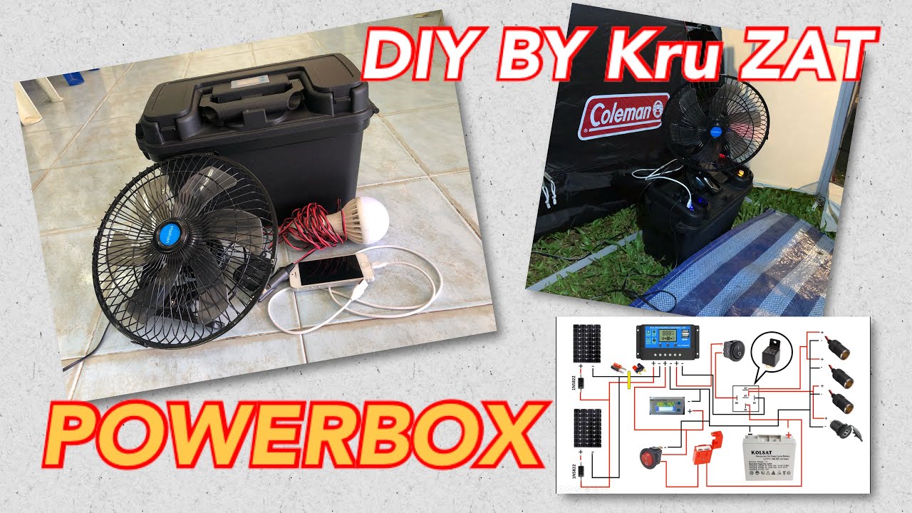 ทำกล่อง POWERBOX สำหรับแคมป์ปิ้ง | DIY BY Kru ZAT