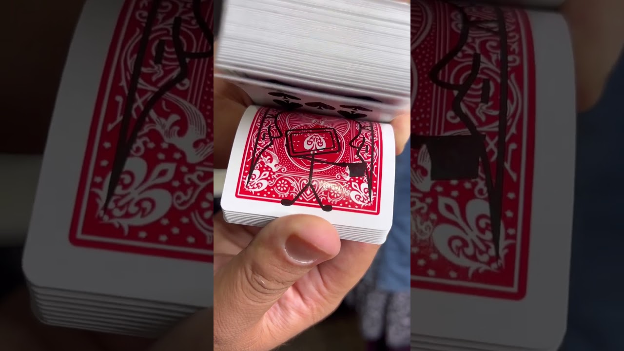 Magic Cartoon Card Trick 😱