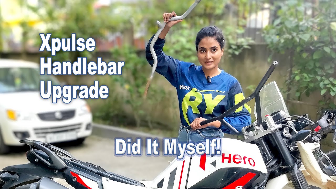 Xpulse 200 4V Handlebar Change | My First DIY Upgrade After Offroad Crash!