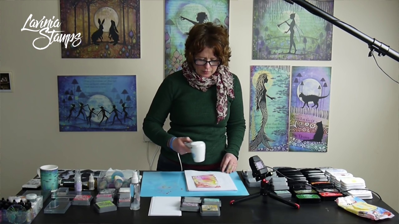 Working with Distress Oxide Inks. A Lavinia Stamps Tutorial