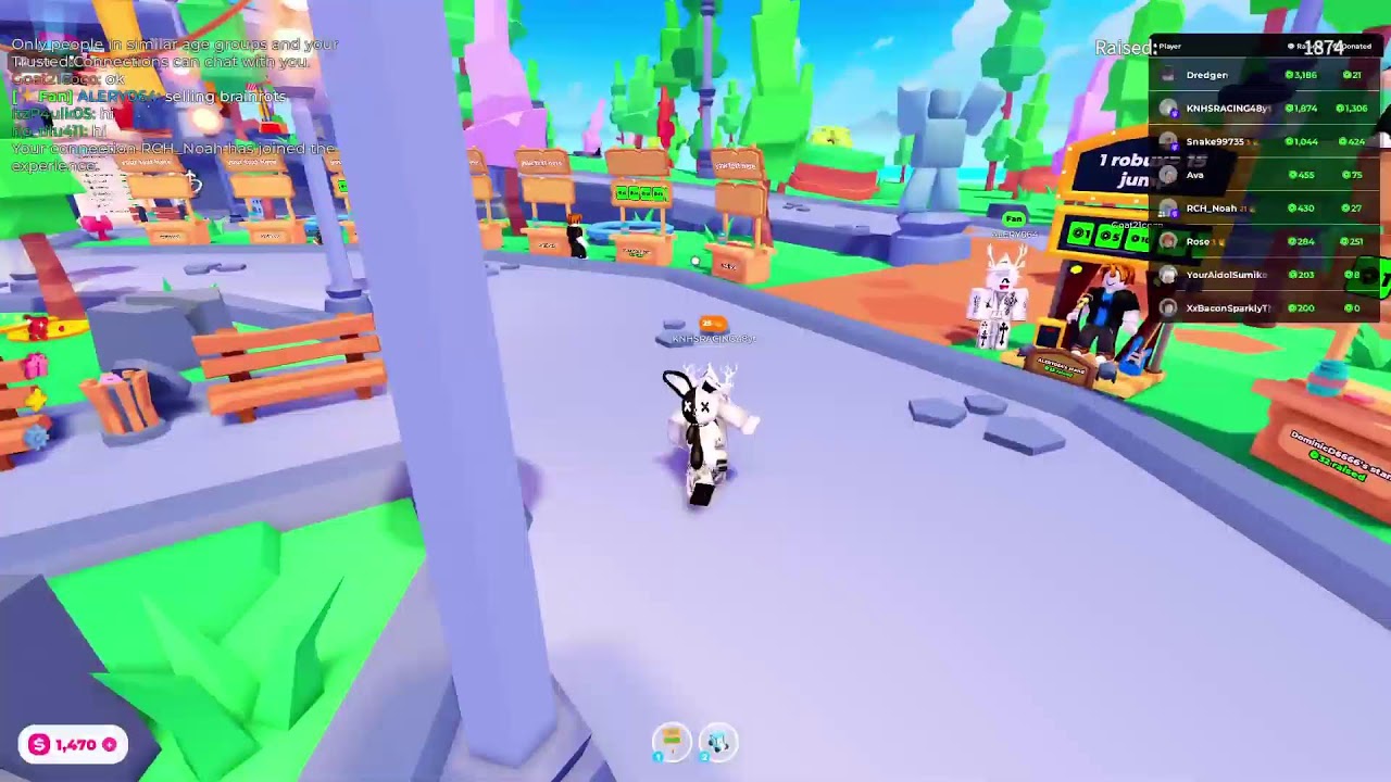 Chilling in pls donate