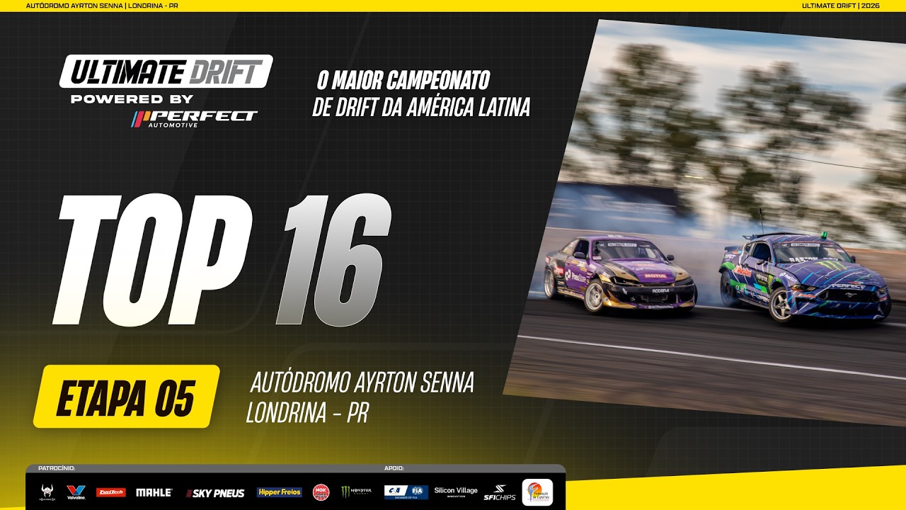 TOP 16 Ultimate Drift - 5&ordf; Etapa - Londrina 2026