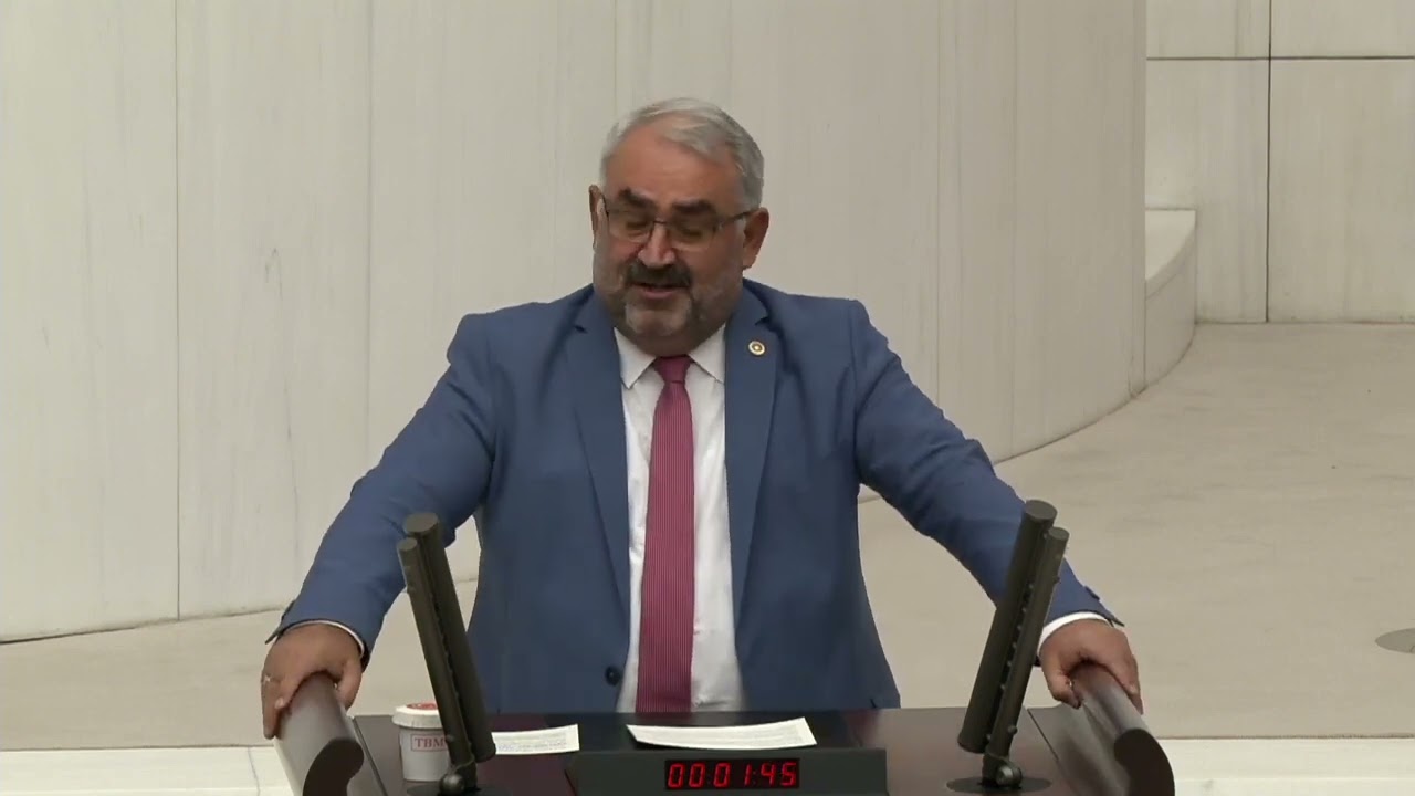 Milletvekili Halil Etyemez, TBMM Genel Kurulu'nda Konuştu