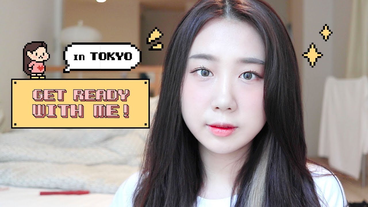 [샒의삶] 도쿄에서 같이 준비해요! (feat. 자고있는 홀리) / 공항 돌아가는날 내추럴 청순 메이크업