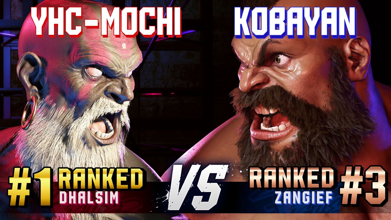 SF6 ▰ YHC-MOCHI (#1 Ranked Dhalsim) vs KOBAYAN (#3 Ranked Zangief) ▰ High Level Gameplay