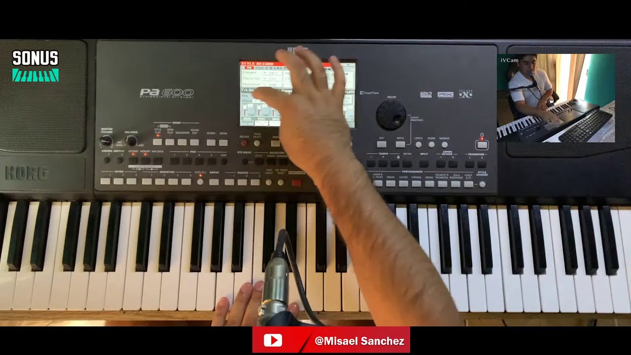 PROGRAMANDO RITMO PERSONALIZADO KORG PA600 EN VIVO
