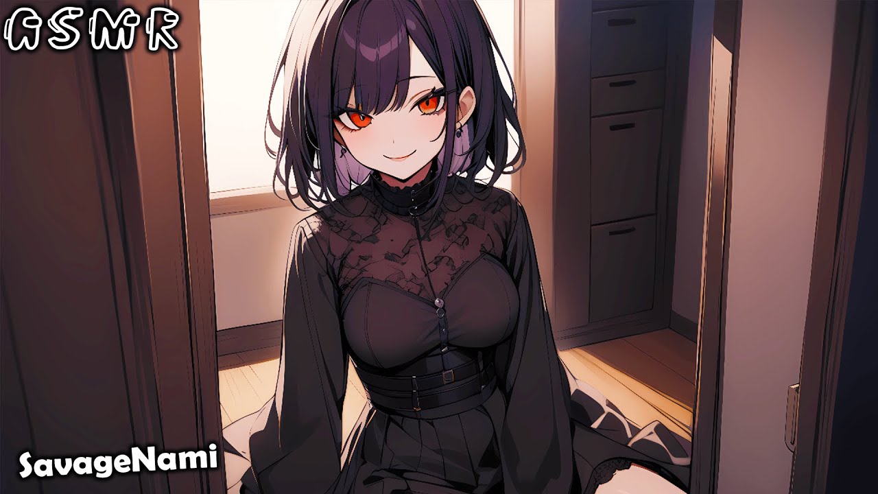 Goth Girl Wants You To Try Kissing With Her F4A F4M | Goth Girlfriend ASMR