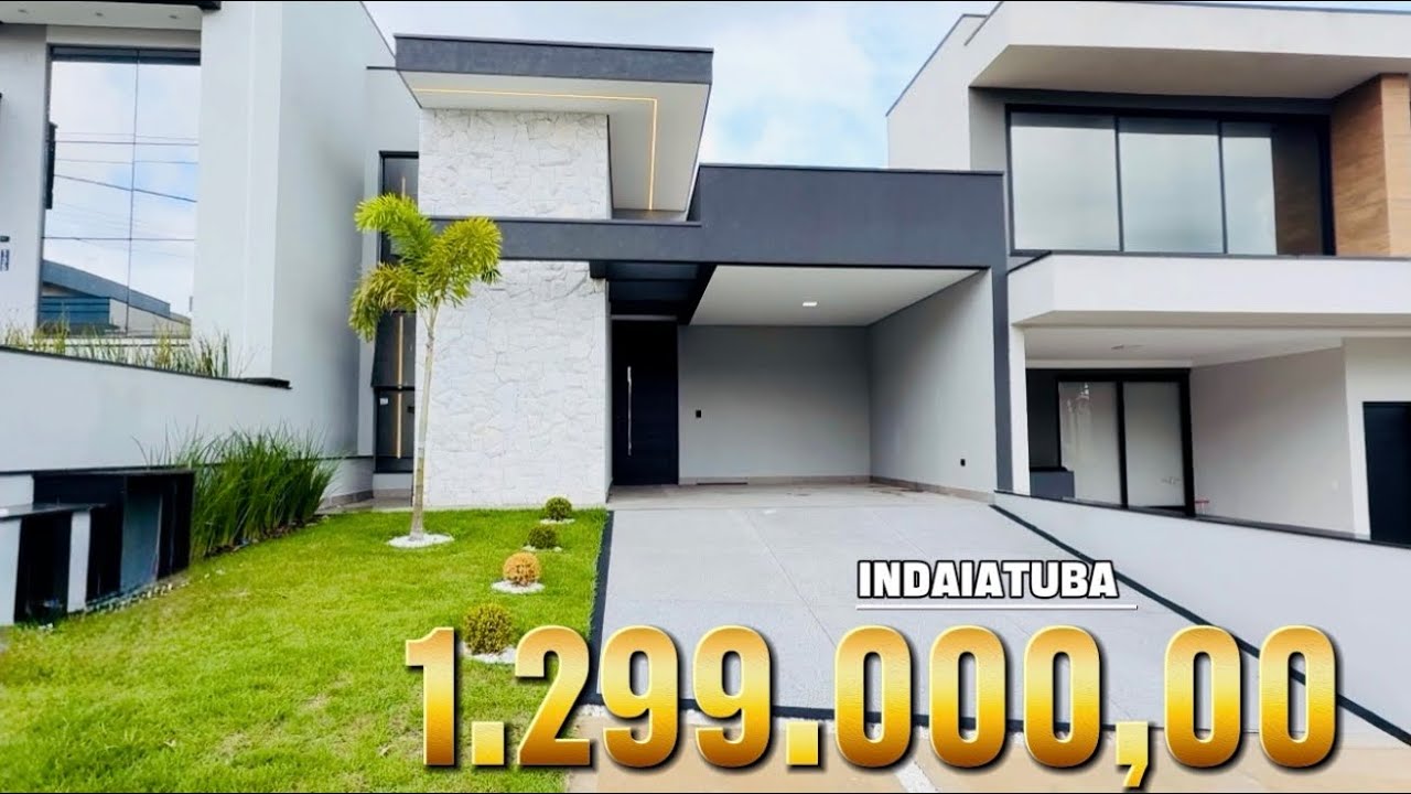 Casa Térrea com Piscina, 3 Suítes a Venda em Condomínio em Indaiatuba Oportunidade 📍