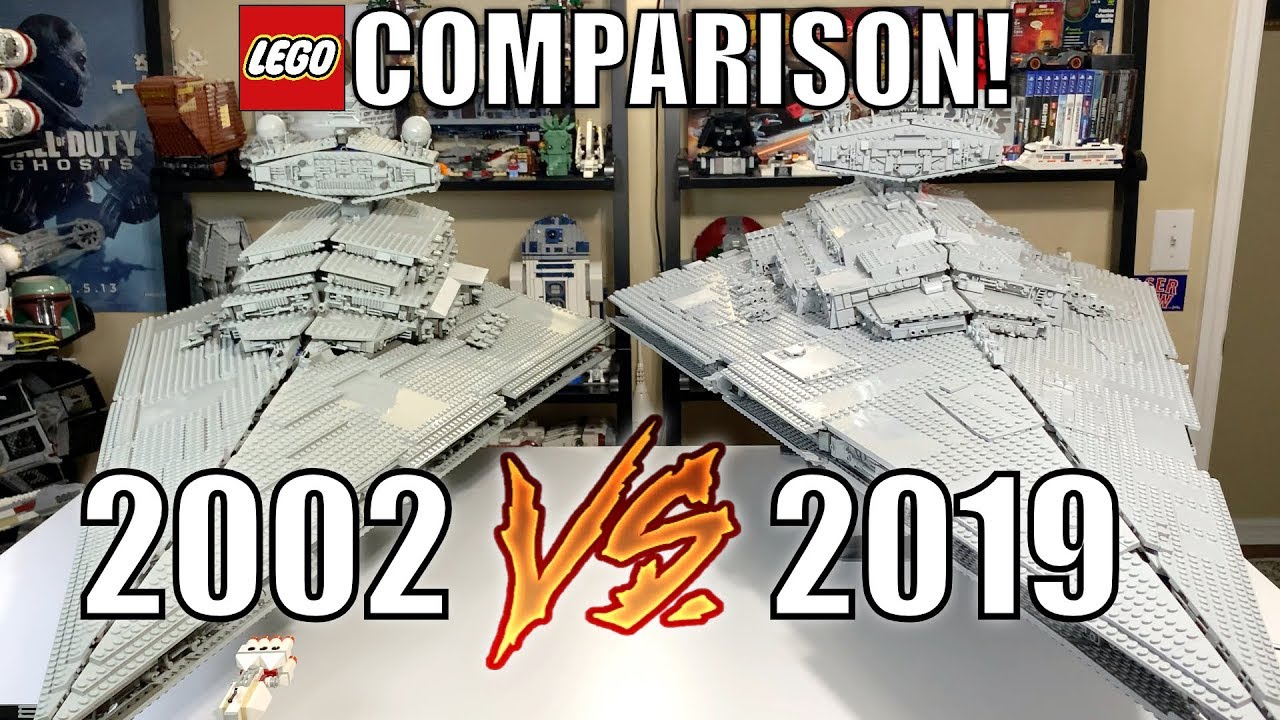 Сравнение LEGO Star Wars UCS IMPERIAL STAR DESTOREER! (10030 против 75252 | 2002 против 2019)
