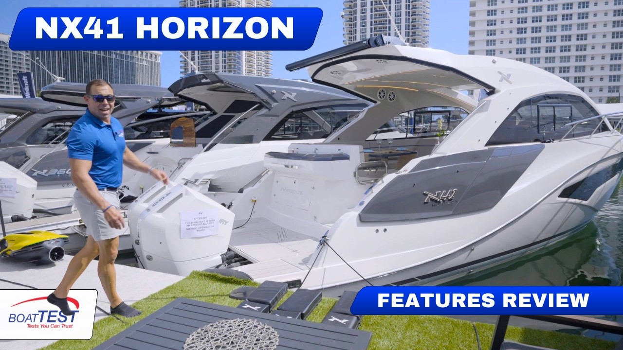 NX Boats NX41 Horizon Walkthrough: Dayboat from Brazil