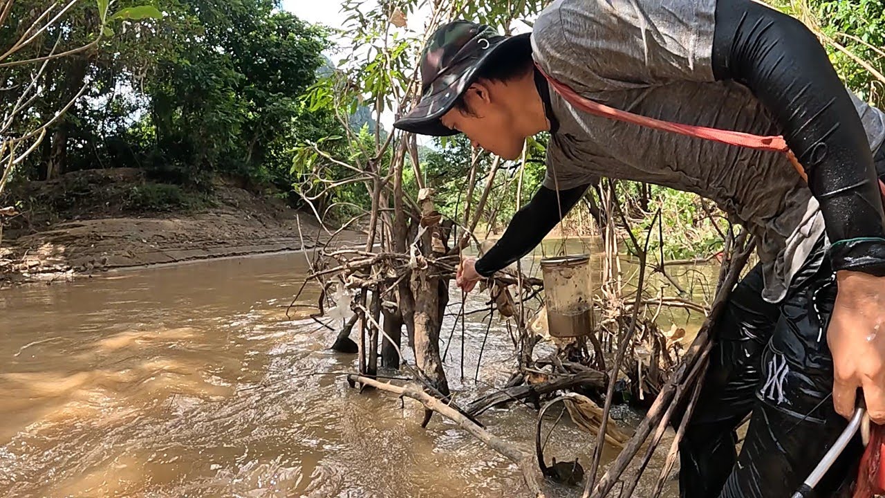 ลงเบ็ดรอบนี้ได้ปลาขิ้งตัวใหญ่ เสียบเบ็ดในแม่น้ำเมย