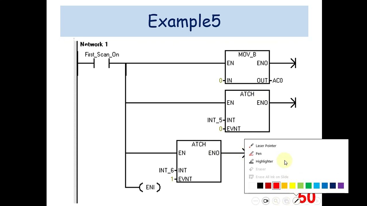 Lec_6_7_ Example5  IO Interrupt of S7-200 PLC