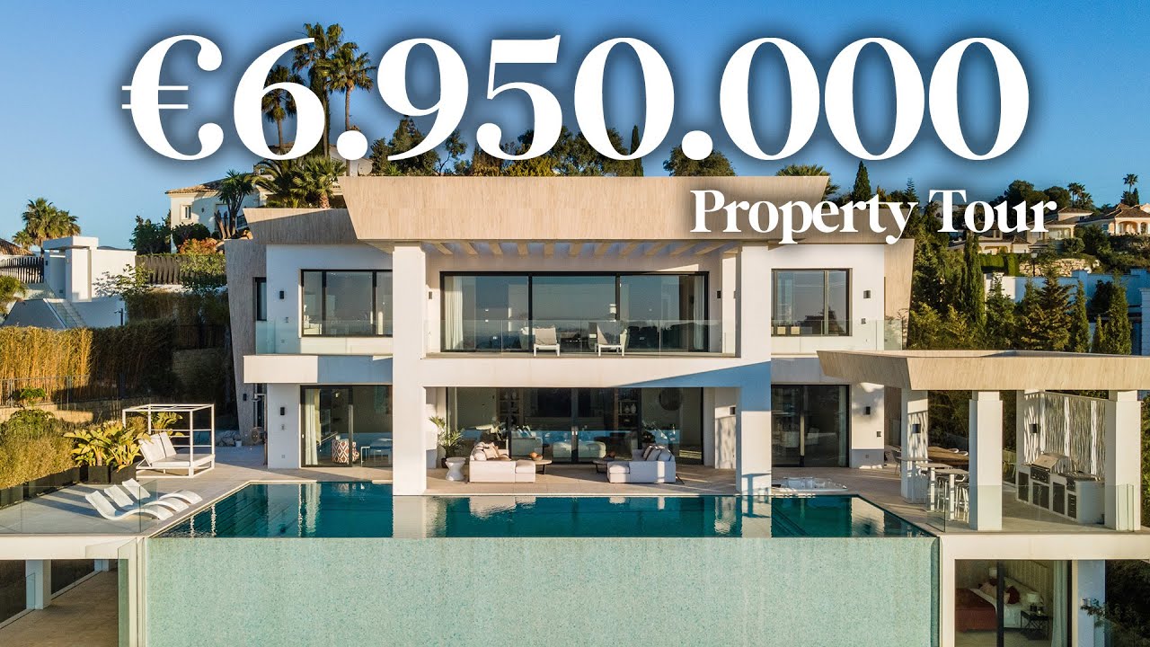 Внутри современного мега-дома за 6.990.000€ в Марбелье, Испания | Drumelia Property Tour
