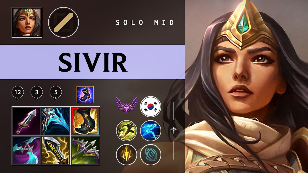 Sivir Mid vs Annie - KR Master Patch 26.04
