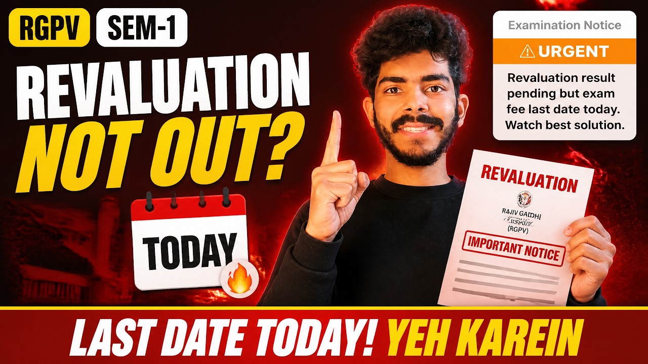 RGPV Revaluation Result Not Out? The Solution for Students!