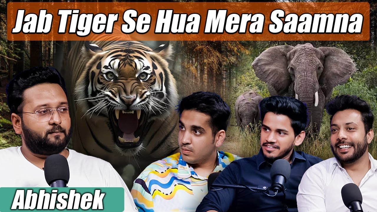 Tiger Encounter And Real Jungle Stories Ft. ​⁠@travtidudevlogs | RealTalk Clips