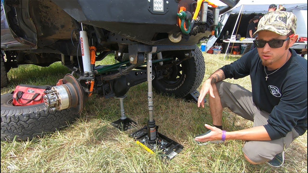 Safe Jack Bottle Jack 4x4 Recovery Kit & Wheel Chock Kit