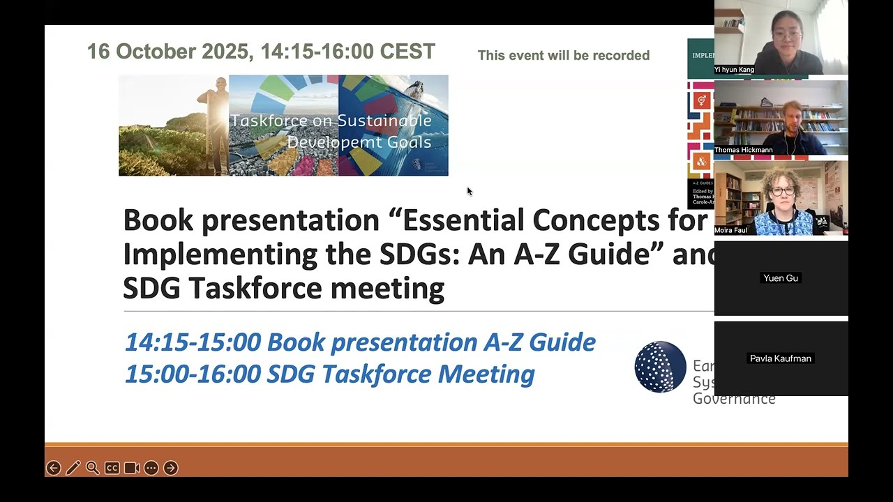 Book launch “Essential Concepts for Implementing the Sustainable Development Goals: An A-Z Guide”