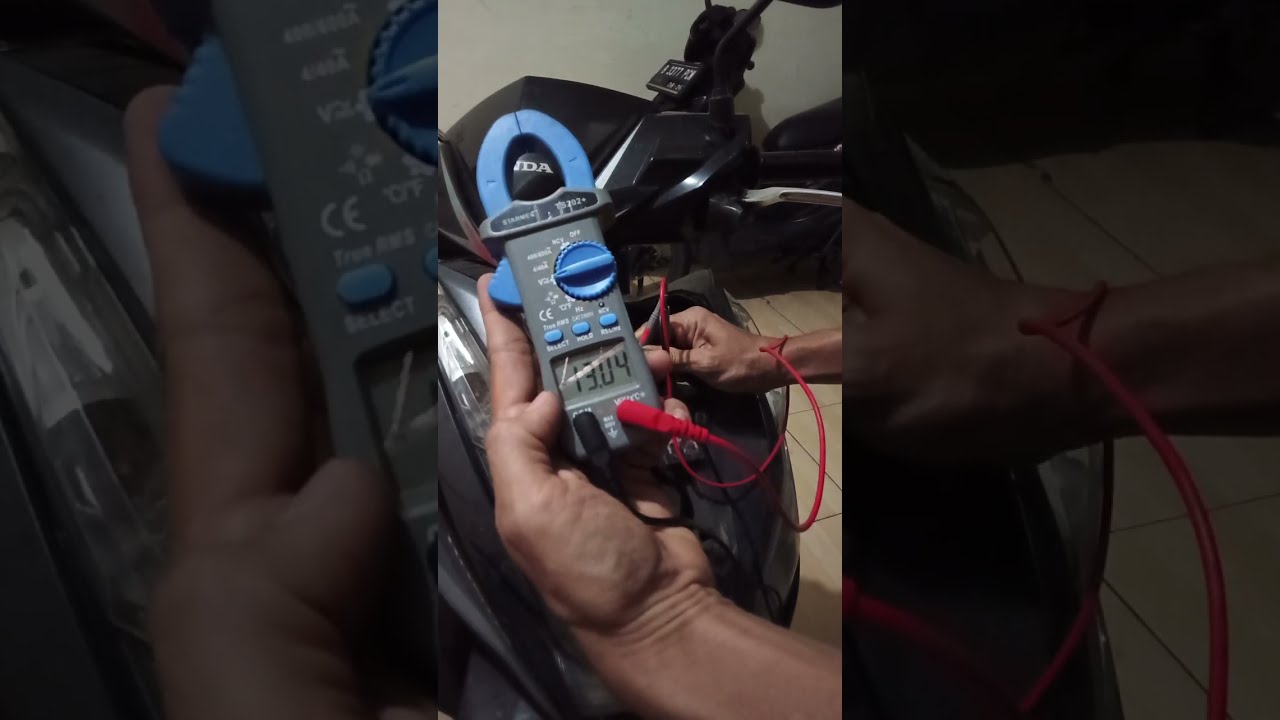 Cek Aki Motor Baru dan Bekas. Yakin 12V? Yuk Cek langsung.