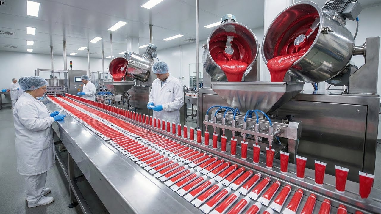 Inside the Colgate Toothpaste Factory | From Raw Materials to Store Shelves